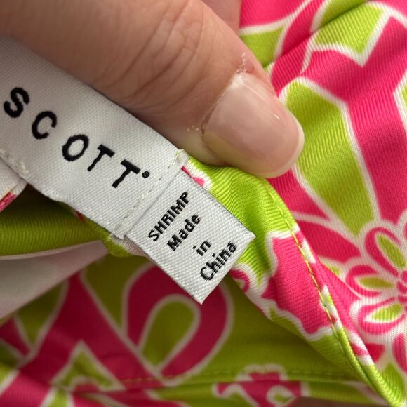 Gretchen Scott Pull On Jersey Skippy Skort Skirt Active Piazza Lime Pink C208 - Picture 9 of 10